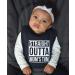 Baby Moo's Funny Baby Bibs Hip Hop - STRAIGHT OUTTA MUM'S TUM | Unisex Twin Baby Gift Set of 2 - Buy Online on GoSupps.com