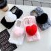 Miago Pl sch 3D Case for Samsung Galaxy S23 Ultra | Fluffy Heart Silicone Cover | Rose Red Protective Faux Fur Case for Girls - Buy Online on GoSupps.com