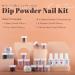 Buy Lavender Violets Dip Powder System - 20 PCs French Nail Starter Kit with Base & Top Coat for Perfect Manicure | Acrylic Powder Color for Nail Art - Buy Online on GoSupps.com