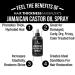 Organic Jamaican Black Castor Oil Spray for Hair Growth - Pure & Unrefined Extra Dark Tropical Oils for Thicker Hair, Eyelashes, and Eyebrows - Prevent Hair Loss & Thinning - Men & Women - Cold Pressed - Buy Online on GoSupps.com
