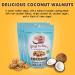 Crazy Go Nuts Walnuts - Coconut 4.5 oz (3-Pack) | Vegan, Gluten-Free Superfood Snacks with ALA Omega-3 Fatty Acids, Antioxidants, and Good Fats - Buy Online on GoSupps.com