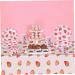 Strawberry Baby Shower Decorations 56Pcs/Set Disposable Dinnerware Set Serves 10 Guests Tablecloth Strawberry Paper Plates Cups & Napkins Strawberry Party Supplies Inodoor Outdoor - Buy Online on GoSupps.com