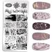 Nail Stamping Plates - Marble Pattern Stainless Steel Nail Art Stencil Tools for Perfect Designs - Buy Online on GoSupps.com