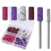 Bestgle Sanding Sleeves Nail Cutter 60 Pieces Coarse Fine Grain Sanding Belts Nail Cutter Attachments Sanding Caps Nail Cutter with Box for Manicure 80# 120# 180# 240# Grain - Buy Online on GoSupps.com