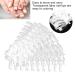 200 Transparent Nail Tips Display Sticks - Pointed Nail Art Chart Accessories for Perfect Nail Designs - Buy Online on GoSupps.com