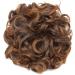 Curly Wavy Hair Extensions Up Do Drawstring Ponytail in Dark Brown to Light Auburn - Buy Online on GoSupps.com