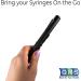 GMS Syringe Case - Portable Insulin Carrying Case for Pre-Filled Syringes (2 Pack) - Black - Buy Online on GoSupps.com