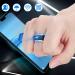 NFC Smart Ring - Metal Ring for Easy Mobile Phone Use (Size 13) - Buy Online on GoSupps.com