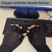 LTXB Women's Fingerless Copper Arthritis Gloves - Pain Relief for Carpal Tunnel, Joint Swelling - Ideal for Typing, Gaming - Small - Buy Online on GoSupps.com