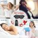 Silk Sleep Mask 100% Mulberry 22 Momme Soft Eye Mask for Women/Men - Includes Earplugs & Satin Travel Bag - Black, Size L - Buy Online on GoSupps.com