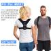 MYSEXY Posture Corrector Upper Back Brace for Women and Men - Pain Relief Belt for Neck, Shoulder, and Back Support - Spine Straightener Breathable Design - Adjustable and Upgraded - Black - Buy Online on GoSupps.com