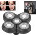 5 Blade Rotating Electric Beard Shaver - Waterproof Replacement Head | Universal Electric Shaver Accessory - Buy Online on GoSupps.com