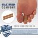 Dr. Frederick's Original Fabrigrip Toe Protectors - Large Size - Prevent Blisters and Cushion Bunions - 2-Pack - Buy Online on GoSupps.com