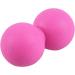 Pyugxab TPE Gym Fitness Ball Portable Massage Ball for Stress Relief & Improved Blood Circulation | Pink Therapy Exercise Ball - Buy Online on GoSupps.com