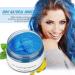 MOFAJANG Blue Hair Coloring Dye Wax 4.23 oz - Temporary Hairstyle Cream for Men and Women - Perfect for Party Cosplay - Buy Online on GoSupps.com