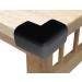 KidKusion 4-Piece Safety Corner Cushion - Black - Made in USA - Child Safety Corner Guard for Home Furniture - Baby Proof Table Protector - 4 Pack - Buy Online on GoSupps.com