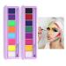 Face body painting oil body painting facial color body -colored face body paint oil safe make -up pallet make -up color face painting set for children adults halloween party color play 01