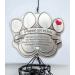Pawprint Pet Memorial Wind Chime - Sympathy Gift for Grieving Pet Owners - Includes Poem Card - Buy Online on GoSupps.com