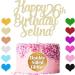 Personalised Cake Topper Happy Birthday Cake Topper Customised Cake Toppers Cake Decorations with Any Name Age for 1st 10th 16th 18th 20th 21st 30th 40th 50th 60th 70th 80th (Champagne Gold) - Buy Online on GoSupps.com