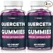 Primetime Sports Quercetin + Zinc + Vitamin C 1000mg Gummies Supplements with Elderberry, Flavonoid Vitamin for Kids Adults Immunity, Immune Support Gummy Booster Vegan (2 Pack) 60 Count (Pack of 2)