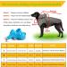 Reflective Dog Rain Jacket - Waterproof Hooded Coat for Small to Large Dogs | Adjustable Rain Cape for Walks & Play - Buy Online on GoSupps.com