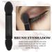 Luxshiny 100pcs Sponge Eyeshadow Brushs Black Double Sided Eyeshadow Applicators Disposable Makeup Brush for Home Salon 100pcs Black - Buy Online on GoSupps.com