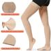 1 Pair Thigh High Socks Men Women 20-30mmHg Stockings Sleeves for Varicose Vein Swelling QINQUAN - Buy Online on GoSupps.com