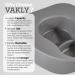 Large Bariatric Bedpan | Wide Contoured Stackable Pan | Portable & Easy to Clean for Bed-bound Patients - Buy Online on GoSupps.com