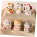 Buy Ciieeo Mini Resin Cat Ornaments - Perfect Animal Cake Toppers & Desk Decor - International Shipping Available - Buy Online on GoSupps.com