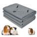 Pick for life 2 pieces Pipi pads for guinea pigs 4-layers super absorbent small animal Pee pads washable and reusable pet hygiene pad for hamsters rabbits dogs 90*100cm (2 pieces)
