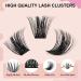 Shop Crislashes 144 Pcs D Curl 18mm Cluster Eyelashes - Reusable Wispy Manga Extensions for Stunning Looks - Buy Online on GoSupps.com