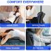Blue Lumbar Support Back Massager Stretcher for Spine Pain Relief - Buy Online on GoSupps.com