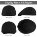 KUTTOR Men's Newsboy Cap Set - 4 Piece Soft Stretch Fit Cabbie Hunting Hats in Dark Grey, Light Grey, Navy Blue, Black - Buy Online on GoSupps.com