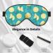 Shop Lemon Blue Print Sleep Eye Mask - Soft Blindfold with Elastic Strap for Travel & Night Sleeping - Perfect Eyeshade for Comfort - Buy Online on GoSupps.com