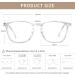 Blue Light Blocking Glasses for Women Men & Teens - Anti Eyestrain & UV Glare | AB3302 Bright Transparent - Buy Online on GoSupps.com