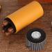 Cigar Box Barware Cigar Tube 5 Sticks Cigar Tube Portable Cigar Box Imported Cigar Can Humidifier Imported Cigar Tube High-end Cigar Tube Portable Cigar Tube Multi-Pack Capacity Cooking & Dining 7.6*7.6*20cm Yellow - Buy Online on GoSupps.com