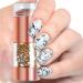 Portable Nail Stamper & Scraper Set - Art Glowing Pad Manicure Accessories in Gold White Red - International Shipping Available - Buy Online on GoSupps.com