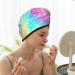 Hair Towel Wrap - Quick Drying Towel Turban with Button | Fish Scale Design for Effortless Hair Care - Buy Online on GoSupps.com
