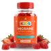 Kids Migraine Gummies Original Triple Protocol Formula, 60 Gummies with Magnesium, Riboflavin B2 & Feverfew Natural Brain Health Supplement for Migraine Wellness Support for Children