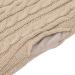 Buy Classic Hot Water Bottle & Comfortable Foot Warmer | Knitted Cover for Winter - Beige | International Shipping Available - Buy Online on GoSupps.com