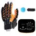 EMFOCU updated self-training rehabilitation robot glove for stroke hemiplegia robot gloves for shock patients hand function restoring equipment.XL-Linke Hand-orange