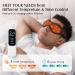 YFONG Heated Eye Mask for Dry Eyes & Migraine Relief - USB Wired Compress with 3 Heat Settings Timer & Relaxing Sleep Mask (Black - Buy Online on GoSupps.com
