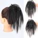 Messy Bun Hair Piece for Women Messy Bun Hair Piece Synthetic Claw Clip Hair Bun Wavy Curly Chignon Hair Extensions Claw Clip Ponytail Hairpieces Hair Scrunchie with Clip for Women Fake Hair Accesso Gris - Buy Online on GoSupps.com