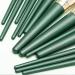 14pc Green Makeup Blusher Brush Set Soft Synthetic Fibre for Eyeshadow & Blush Ergonomic Handle Fine Craftsmanship Convenient Portability - Buy Online on GoSupps.com