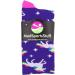 MadSportsStuff Neon Rainbow Unicorn Over the Calf Socks - Softball Soccer - Purple/Neon Pink - Youth & Adult Small - Buy Online on GoSupps.com