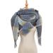 High-Quality Women's Triangular Loop Scarf - Cold Weather Neck Warmer in Blue | International Shipping - Buy Online on GoSupps.com