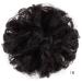 BARSDAR 100% Human Hair Scrunchie in 1B#-Black - Curly Messy Bun Hairpiece for Women & Kids - Updo Chignons - 5.1 inch - Buy Online on GoSupps.com