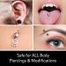 MediCleanse Sterile Saline Piercing Fine Mist Spray 7.5 Oz - Alcohol-Free Vegan Formula for Piercings & Tattoos - Buy Online on GoSupps.com
