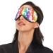Haskirky Light Blocking Eye Mask for Deep Sleep | Adjustable Breathable Men and Women's Travel & Meditation Mask - Rainbow Stripe - Buy Online on GoSupps.com