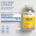 Solaray Calcium Citrate 1000mg - Chelated Bone Strength Supplement - 240 Count Vegan Formula - Easy to Digest - 60-Day Guarantee - Buy Online on GoSupps.com